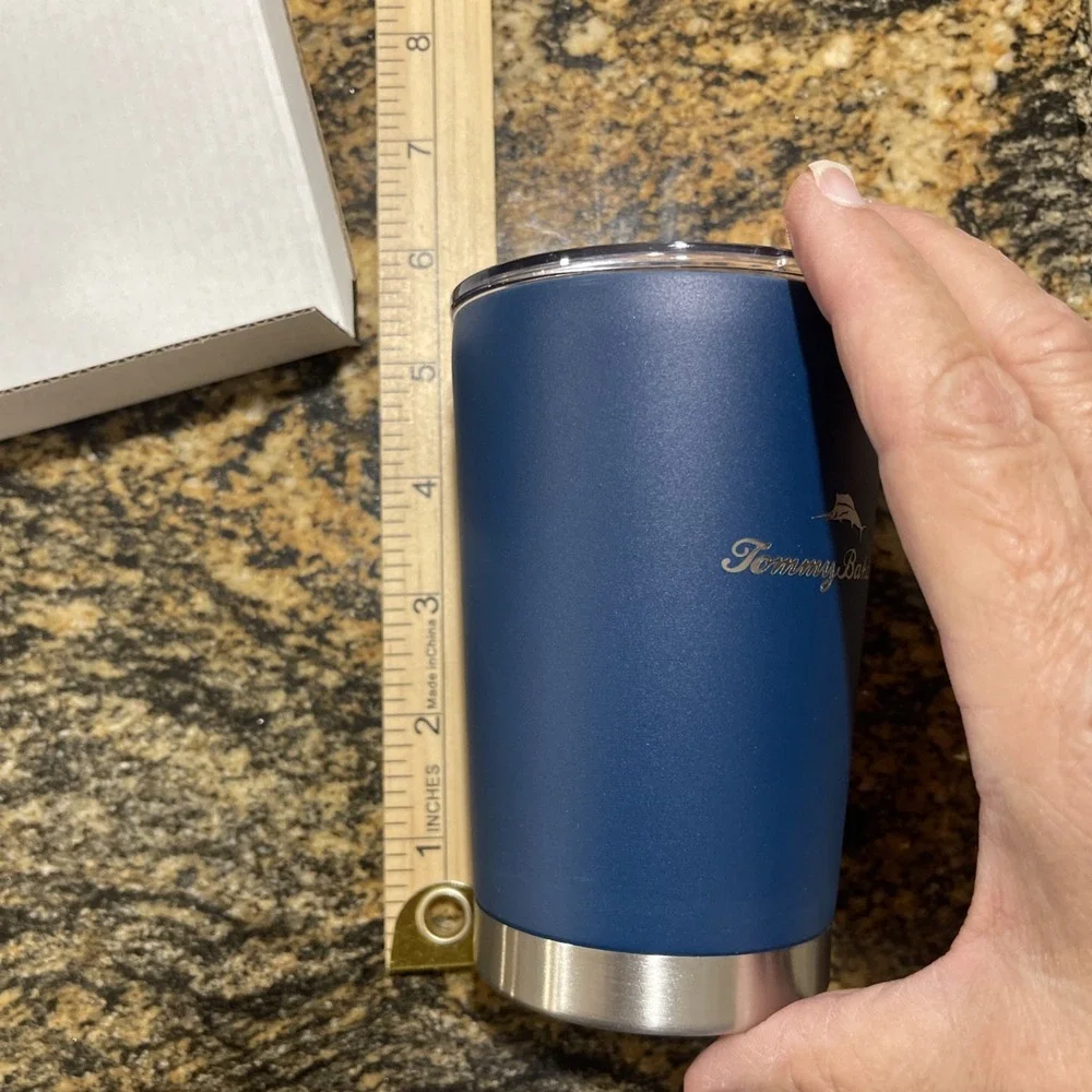 Tommy Bahama 40 oz Tumbler Two 12 oz Cup Stainless Hydration Beverage Set (M)
